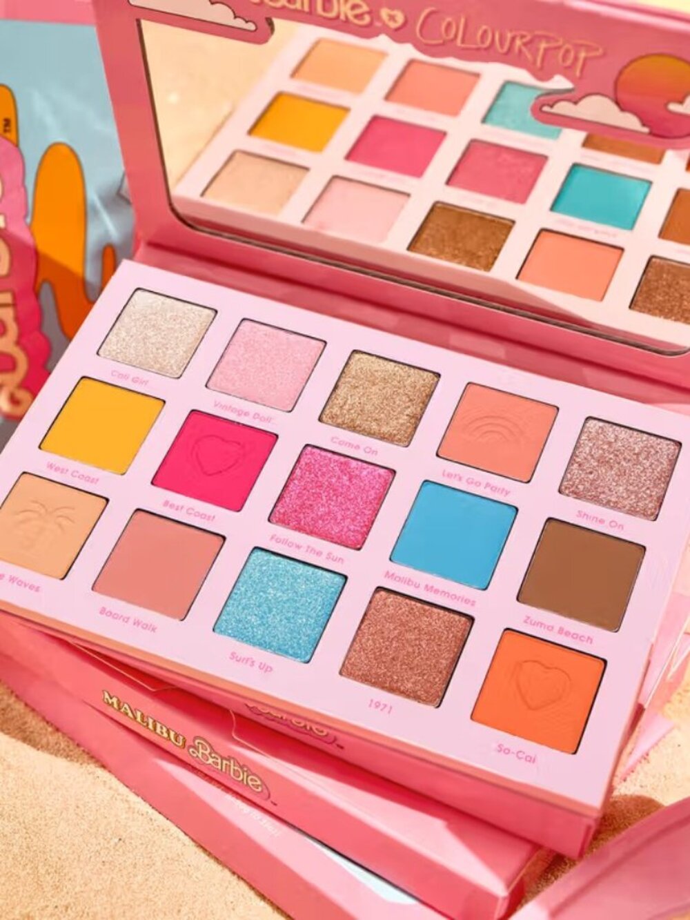Colourpop Malibu Barbie 15 Shade Shadow Palette
